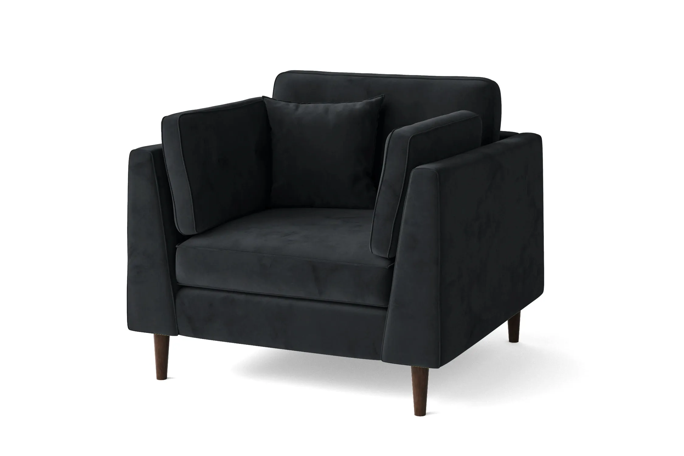 Ragusa Armchair Dark Grey Velvet