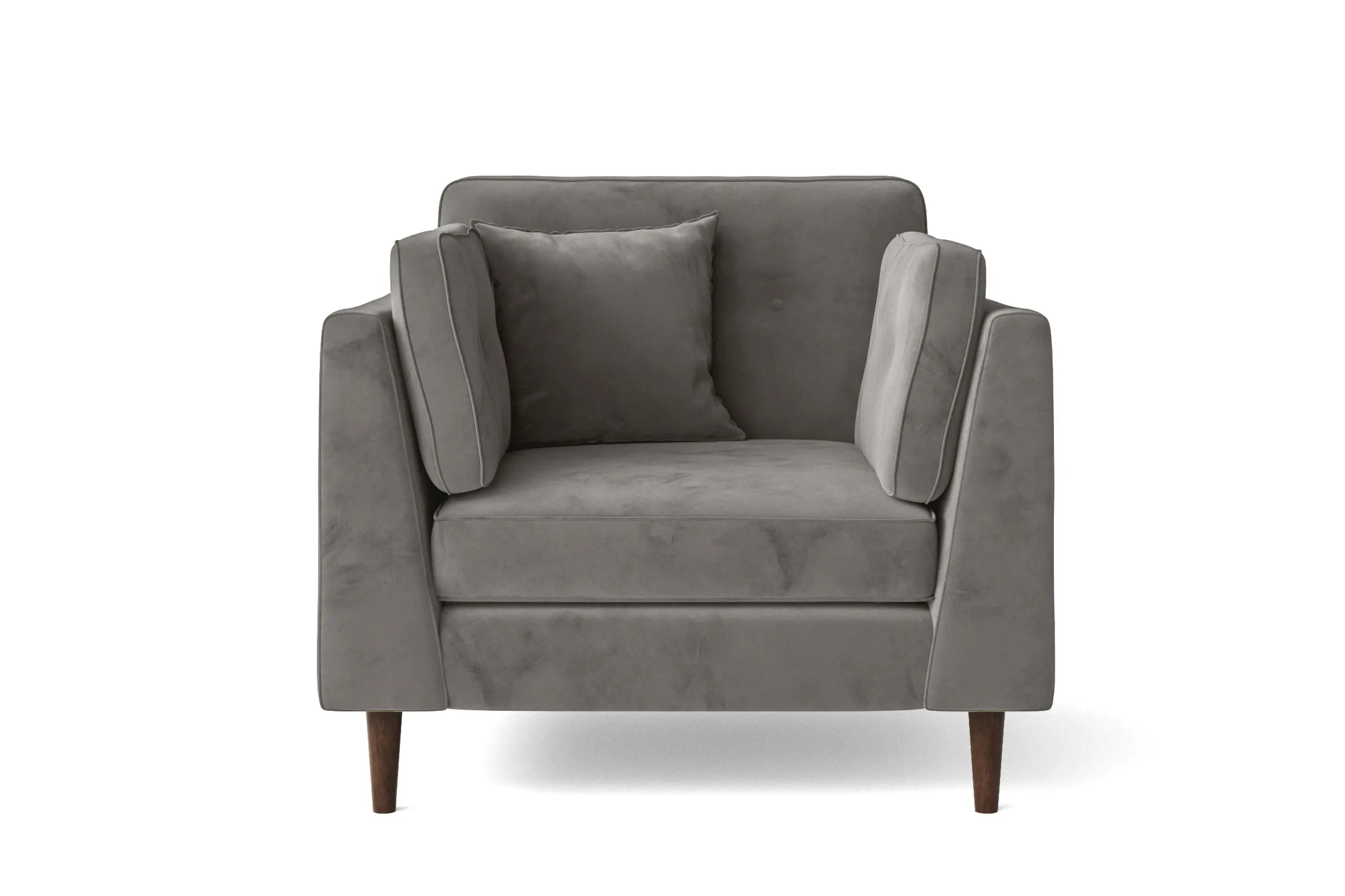 Ragusa Armchair Grey Velvet