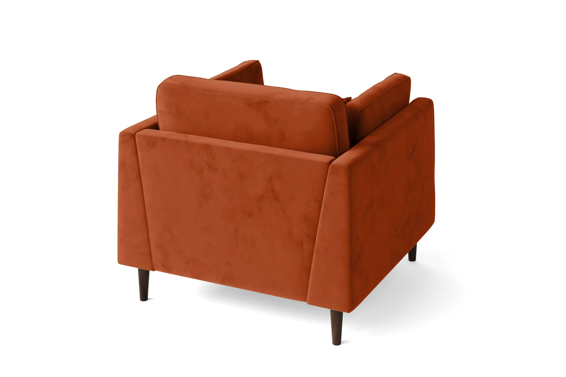 Ragusa Armchair Orange Velvet