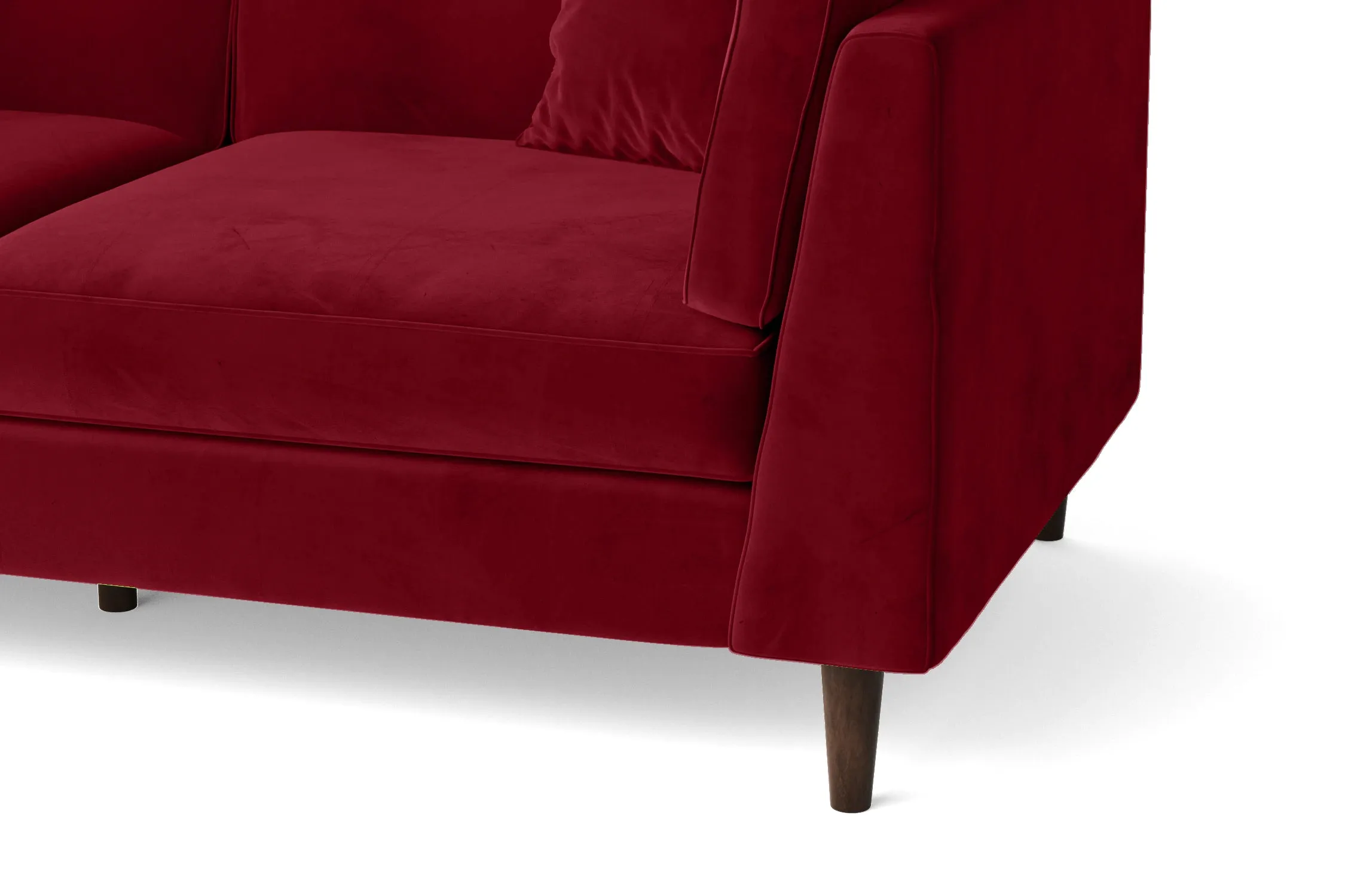 Ragusa Armchair Red Velvet