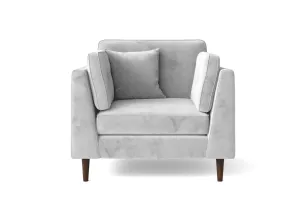 Ragusa Armchair White Velvet