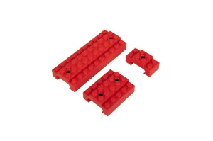 Rail covers RIS blocks - Red