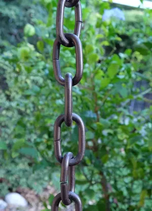 Rain Chain Large Aluminum Link- Bronze