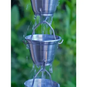 Rain Chain Shizuka Aluminum Cups