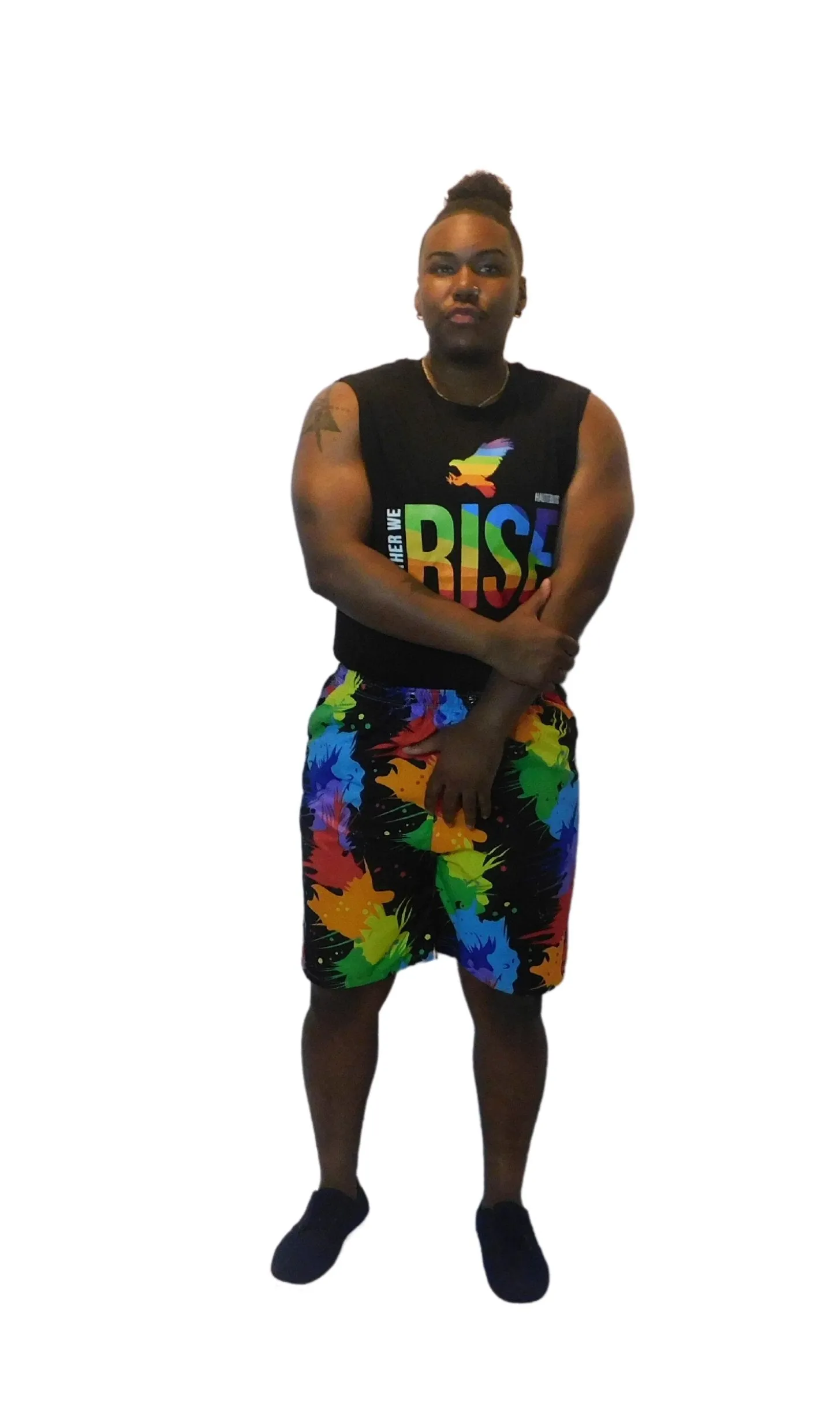 Rainbow Art Deco Boardshorts