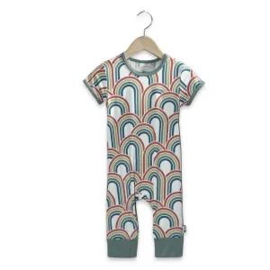 Rainbow Big Kid Short Long Romper