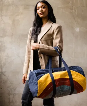 Rainbow Canvas Duffle Bag