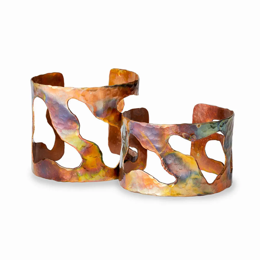 Rainbow Lake Cuff Bracelet - 2"