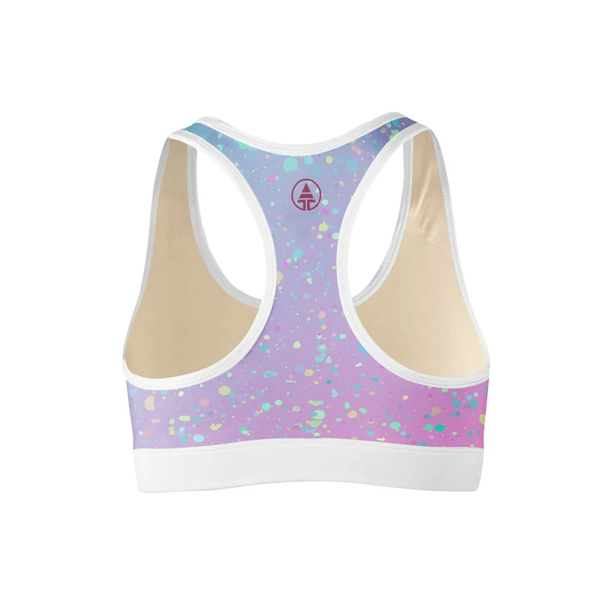 Rainbow Paint Sports Bra