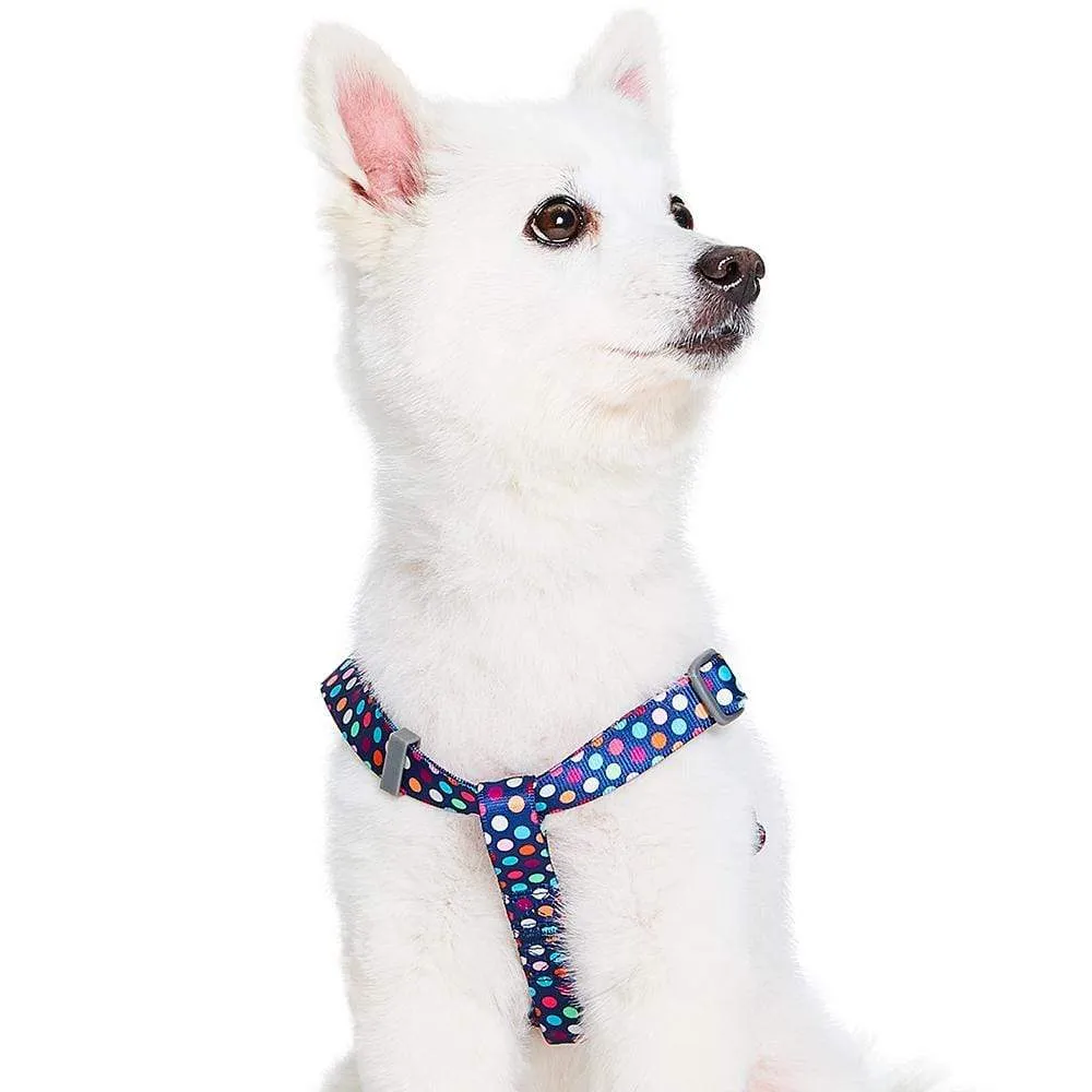 Rainbow Polka Dots Dog Harness