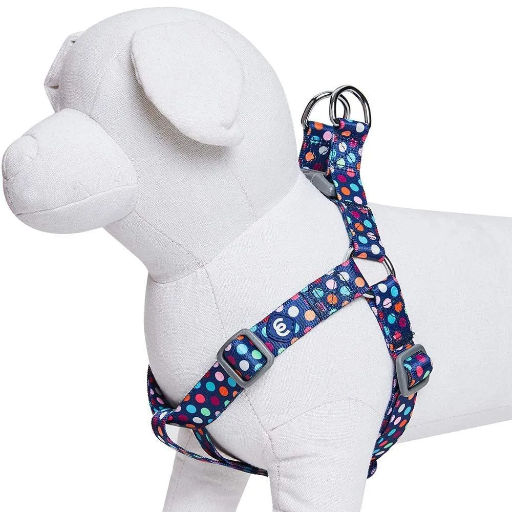 Rainbow Polka Dots Dog Harness