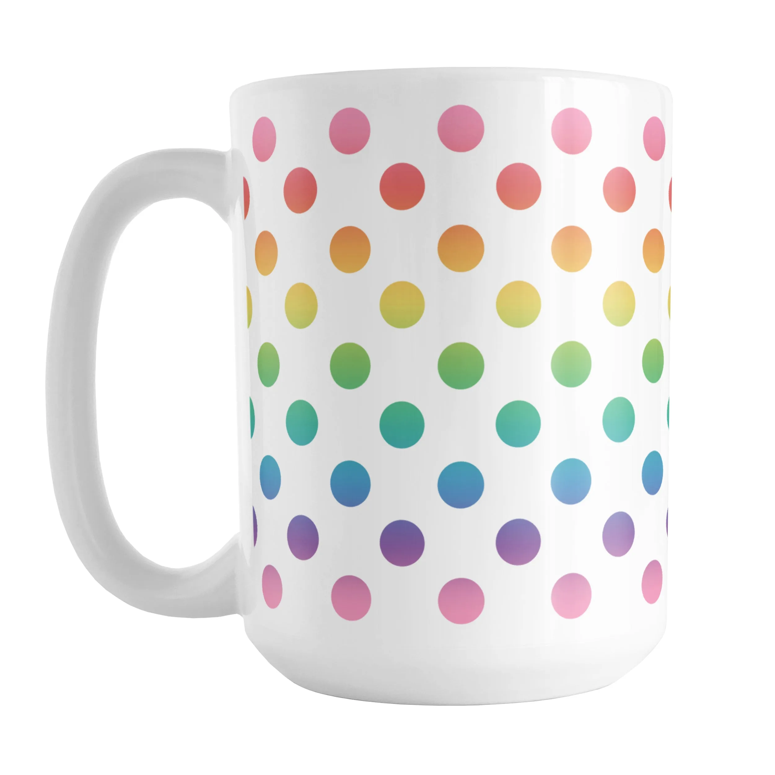 Rainbow Polka Dots Mug