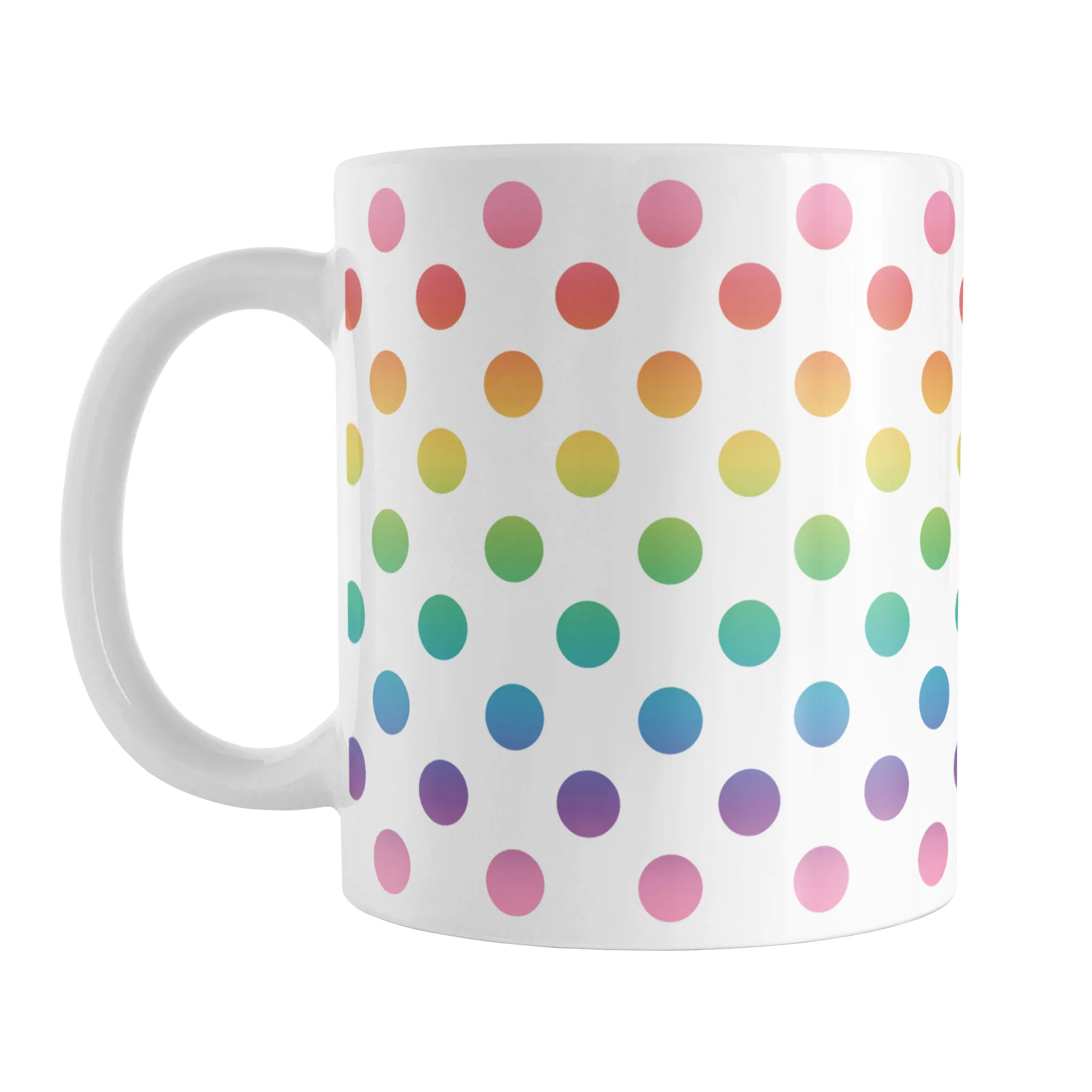 Rainbow Polka Dots Mug