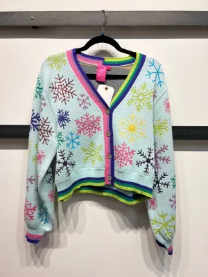 Rainbow Snowflake Cardigan - Light Blue [Queen of Sparkles]