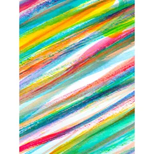 Rainbow Streaks Printed Backdrop