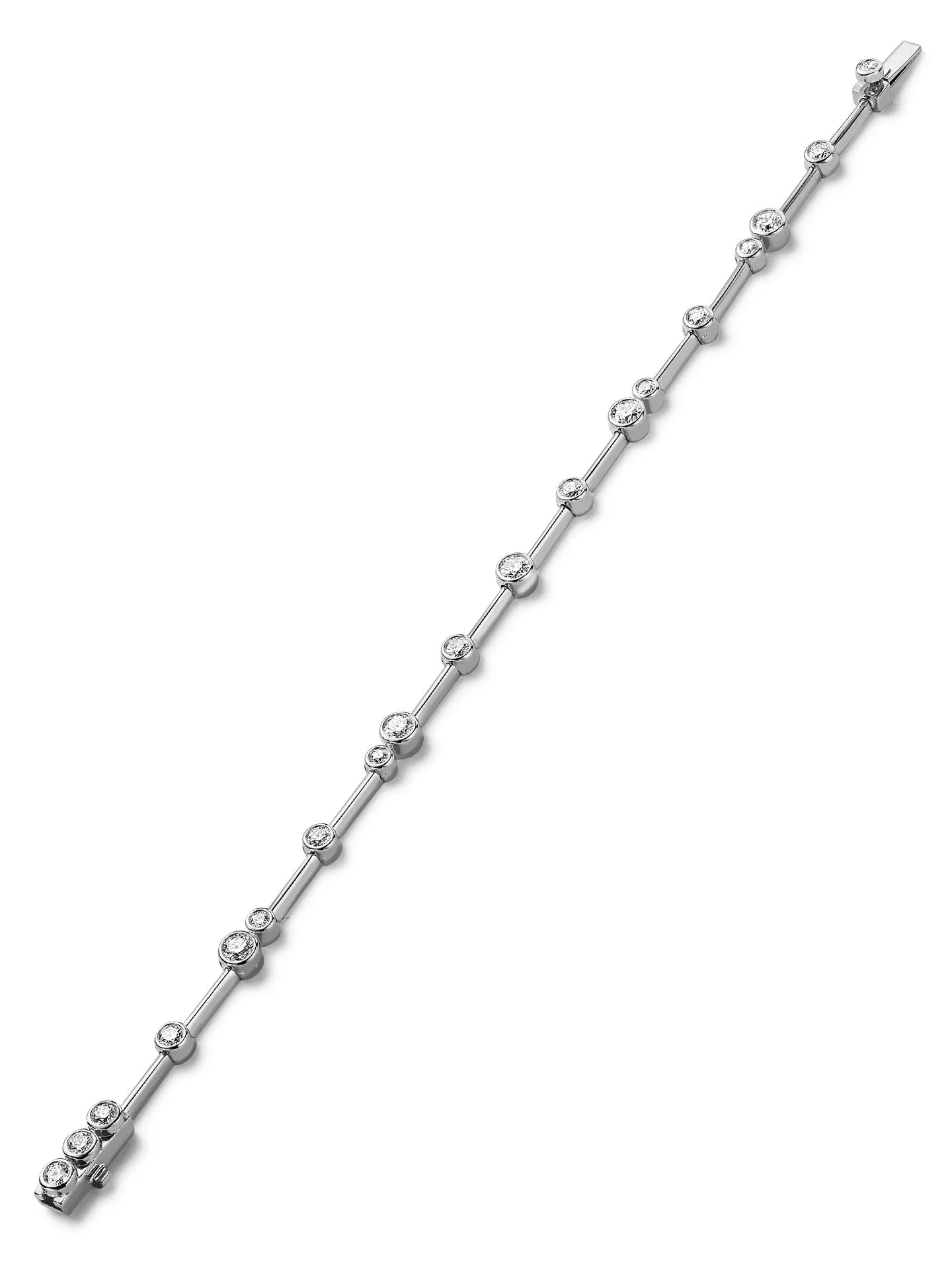 Raindance Classic Diamond Platinum Bracelet