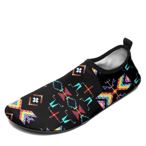 Rainy Chief Rainbow Black Sockamoccs