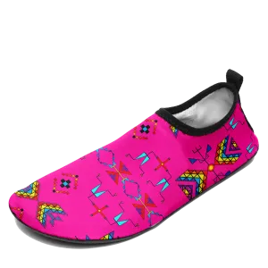 Rainy Chief Rainbow Hot Pink Sockamoccs