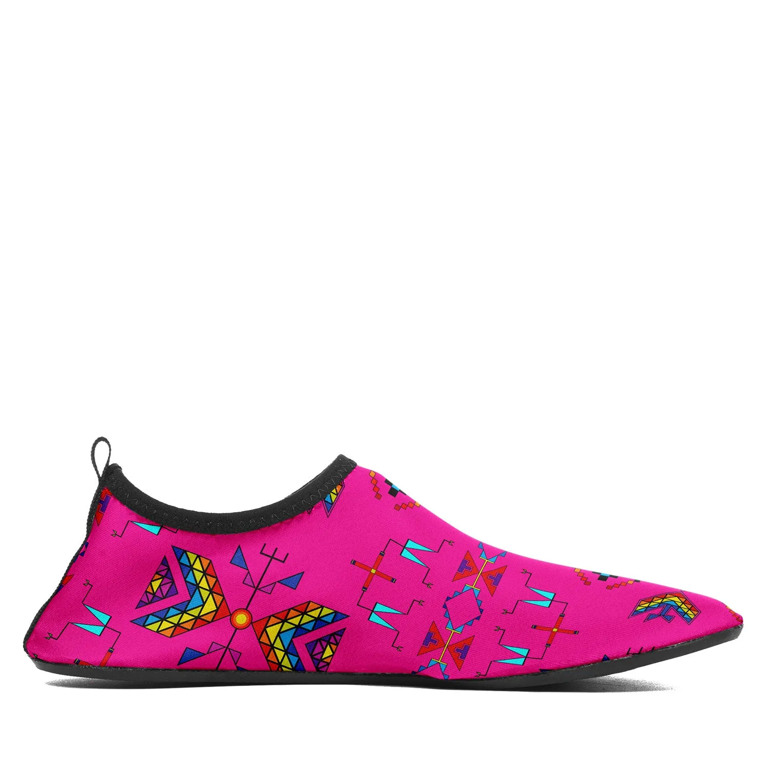 Rainy Chief Rainbow Hot Pink Sockamoccs