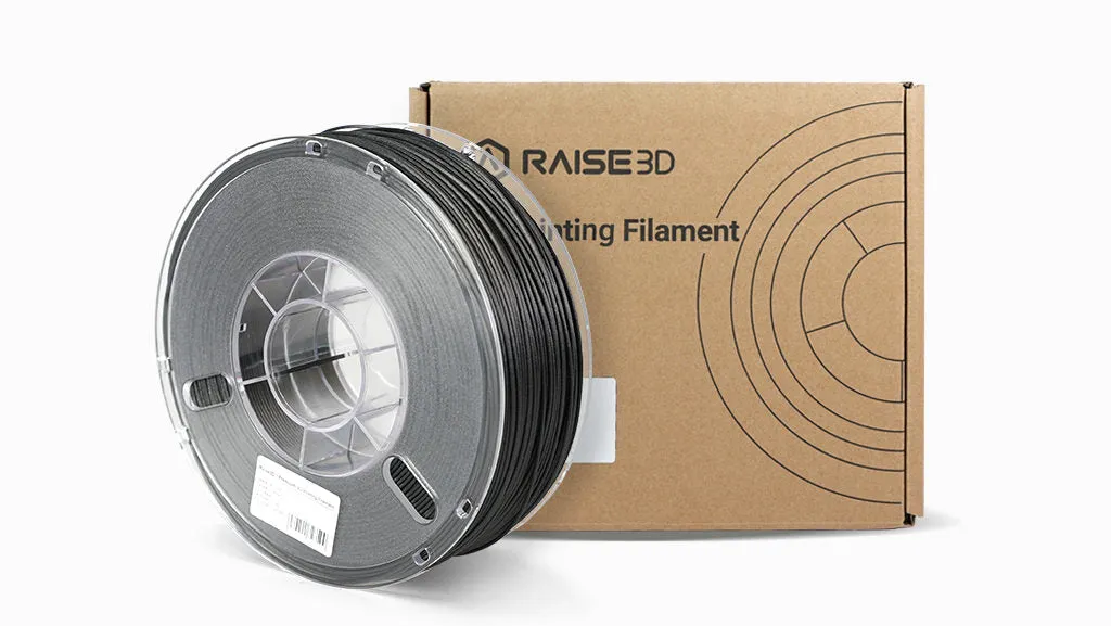 Raise3D Industrial PA12 CF Carbon Fiber Filament - 1.75mm Diameter - 1kg Spool