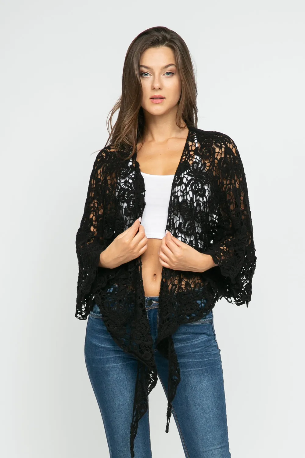 RAJ TALITA FLORAL WRAP KIMONO