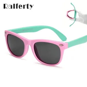 Ralferty Tr90 Flexible Kids Sunglasses Polarized Child Baby Safety Coating Uv400