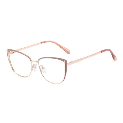 Ralferty Women's Eyeglasses Cat Eye Anti Blue Light F95732