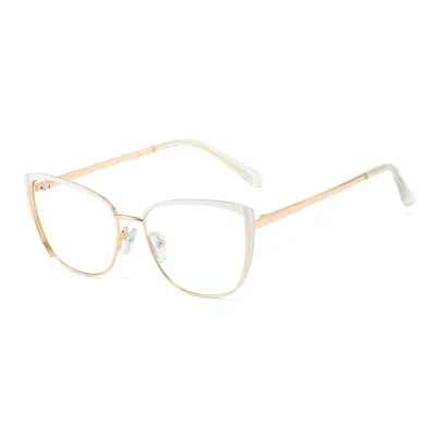 Ralferty Women's Eyeglasses Cat Eye Anti Blue Light F95732