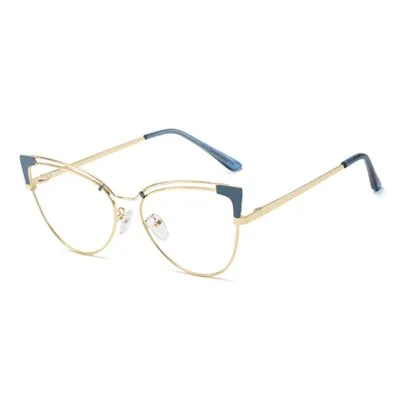 Ralferty  Women's Full Rim Square Cat Eye Eyeglass Alloy Eyeglasses F95636