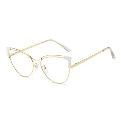 Ralferty  Women's Full Rim Square Cat Eye Eyeglass Alloy Eyeglasses F95636