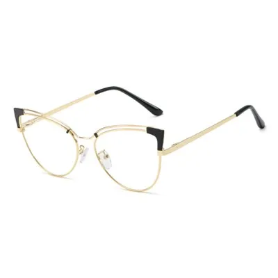 Ralferty  Women's Full Rim Square Cat Eye Eyeglass Alloy Eyeglasses F95636