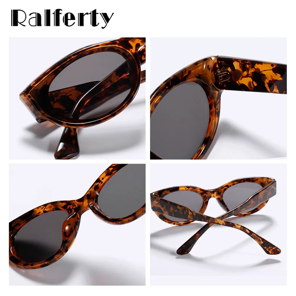 Ralferty Women's Sunglasses Cat Eye Small Frame W2215