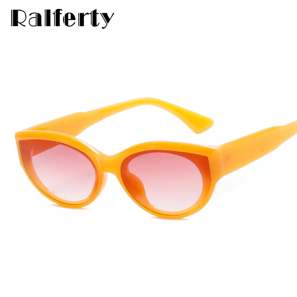 Ralferty Women's Sunglasses Cat Eye Small Frame W2215