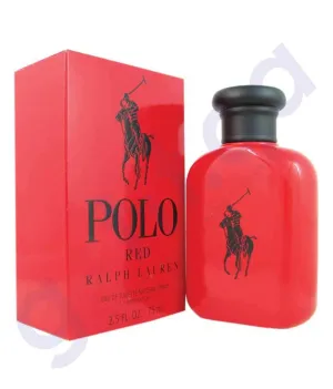 RALPH LAUREN 75ML POLO NO.2 RED EDT FOR MEN