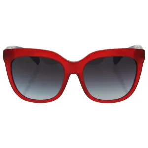 Ralph Lauren Women's 0RA5213 Square Sunglasses, Red & Navy, 55 mm