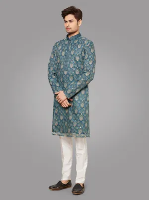 Rama Green Kurta Pajama | TULA