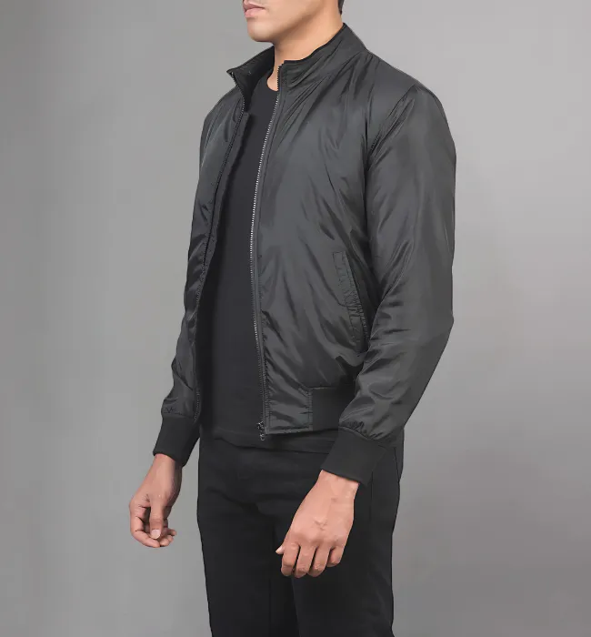 Ramon Black Bomber Jacket