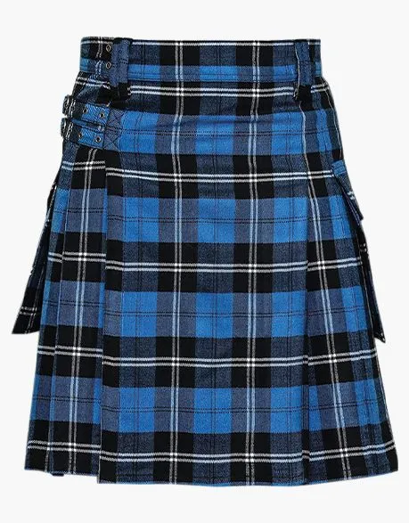 RAMSAY BLUE TARTAN UTILITY KILT