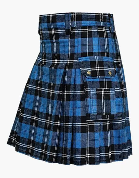 RAMSAY BLUE TARTAN UTILITY KILT