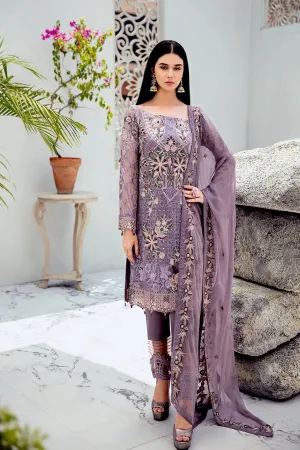 Ramsha Rangoon Chiffon Collection 2020 – D-609