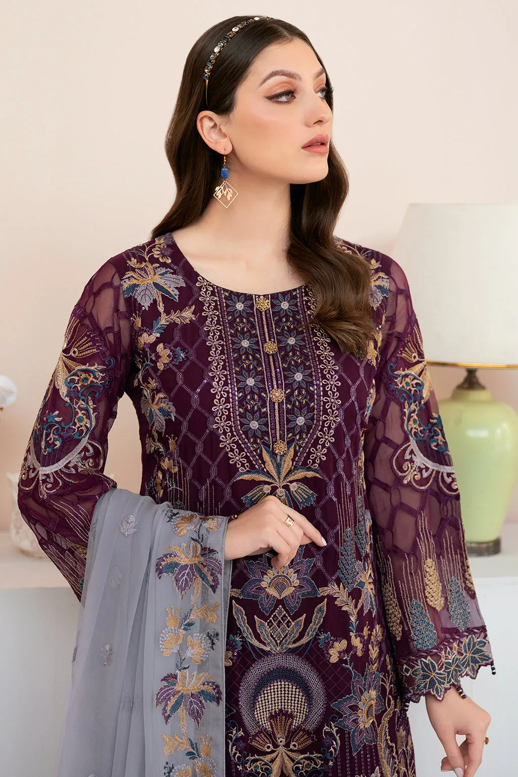 Ramsha Rangoon Luxury Chiffon Collection – D-904