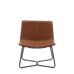 Randolph Lounge Chair – Brown