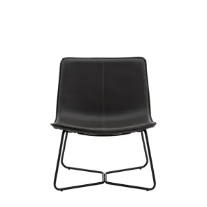 Randolph Lounge Chair – Charcoal