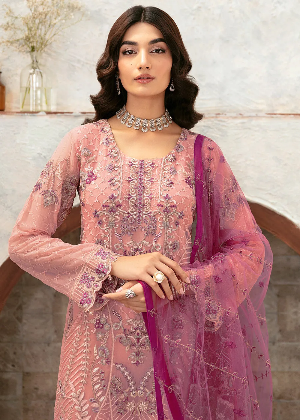 Rangoon Chiffon Collection 24 by Ramsha | D-1201