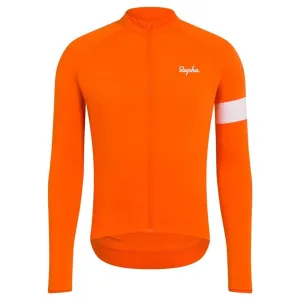 RAPHA Core Long Sleeve Jersey - SIW Orange/White