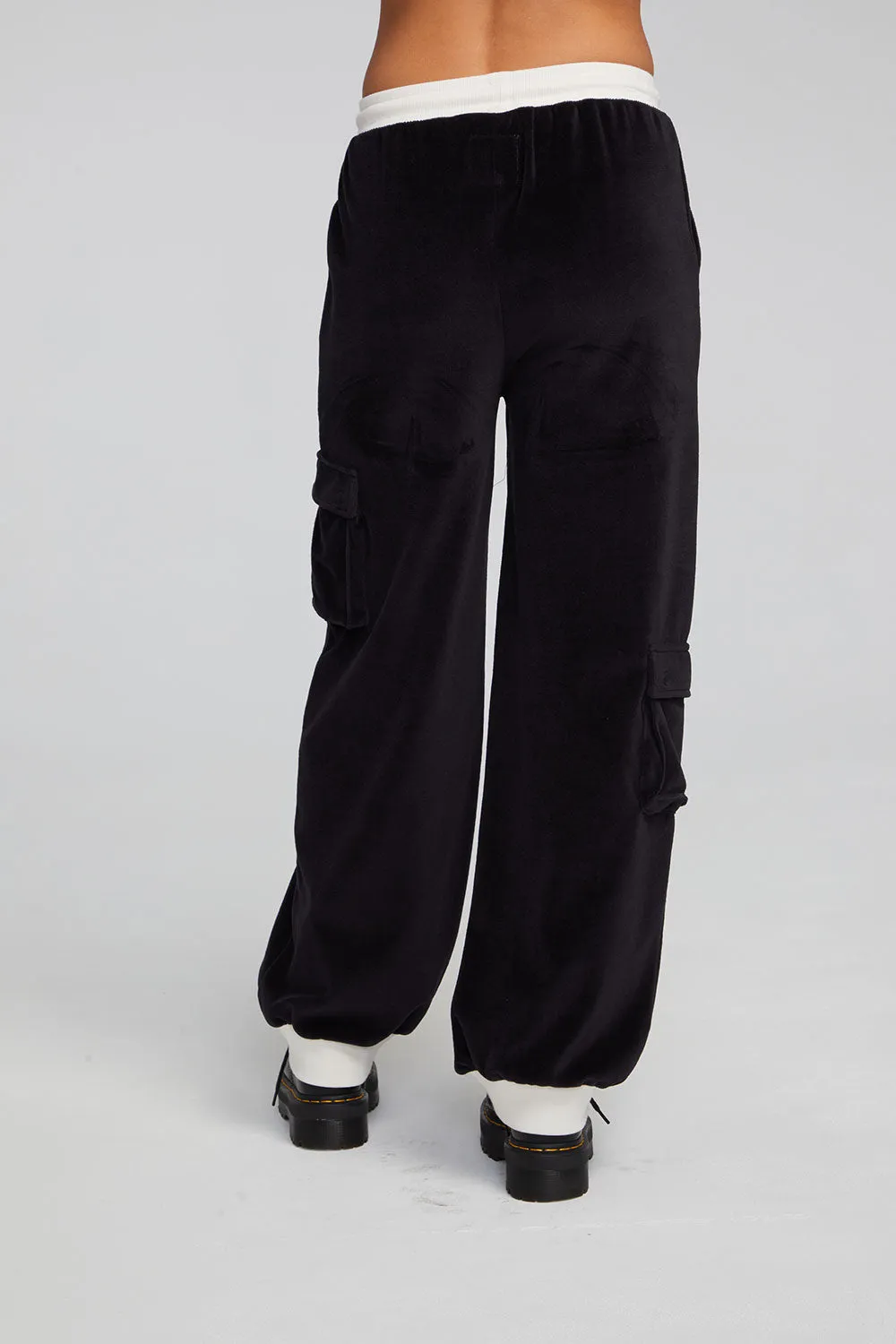 Raquel Shadow Black Joggers