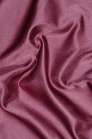 Raspberry Rose Double Face Duchess Satin Fabric