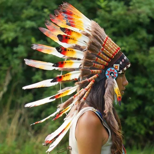 Rasta Style Chief Headdress - 65cm