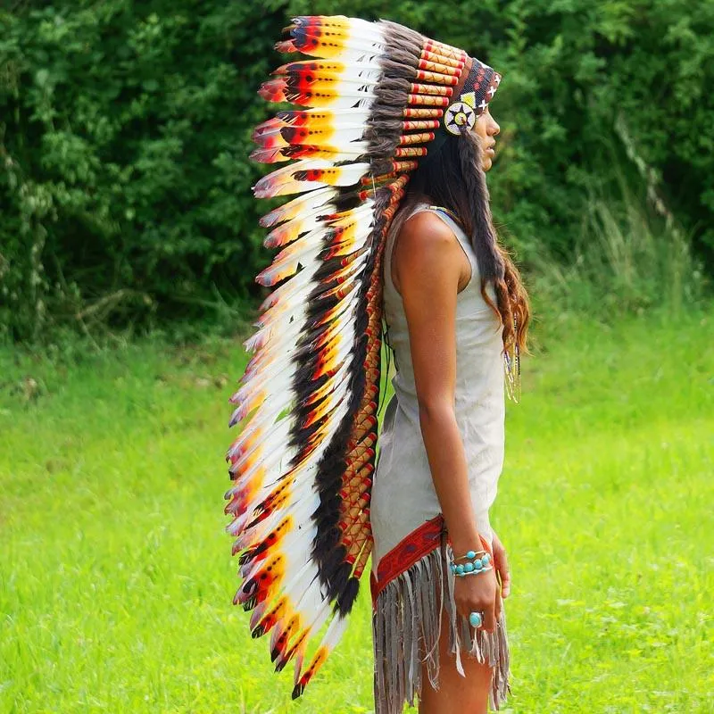 Rasta Style War Bonnet - 130cm