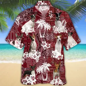 Rat Terrier Hawaiian Shirt, Hawaiian Shirt For Dog Lovers